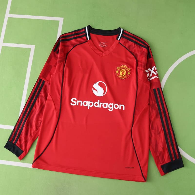 2526 season Manchester United F.C. home Long sleeved Fan version