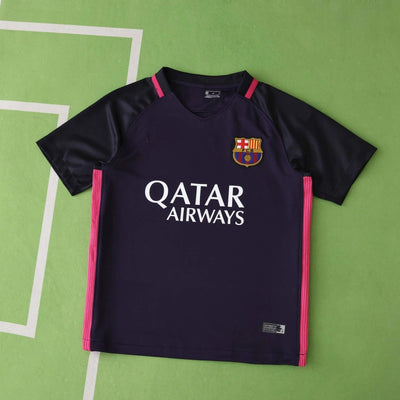 1617 season FC Barcelona / Barça away retro Kids kit