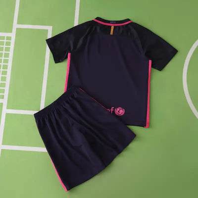 1617 season FC Barcelona / Barça away retro Kids kit