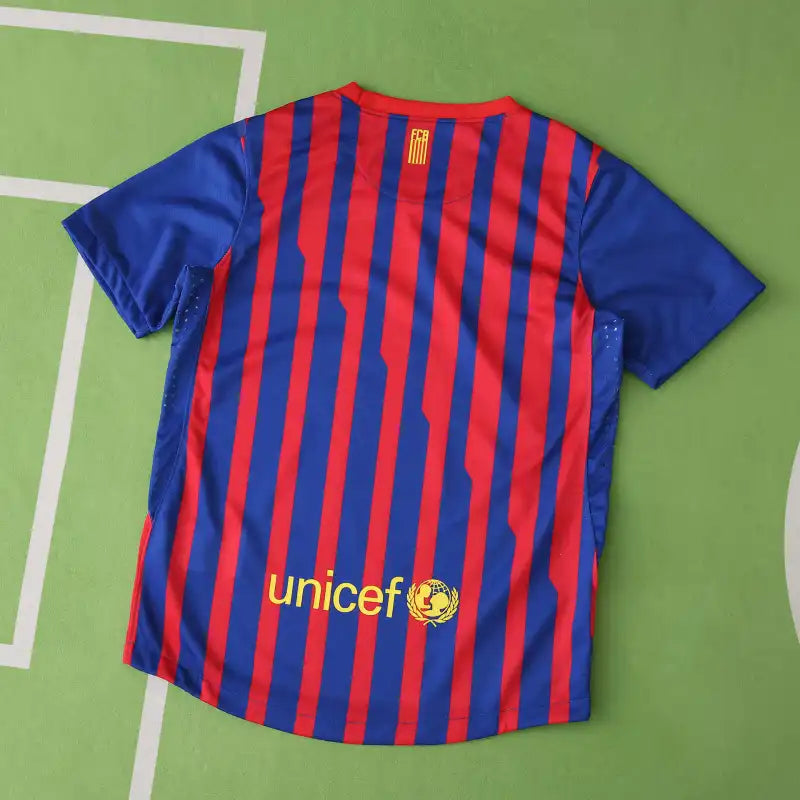 1112 season FC Barcelona / Barça home retro Kids kit