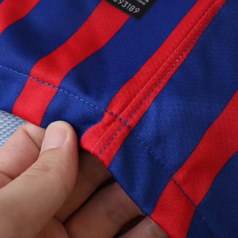 1112 season FC Barcelona / Barça home retro Kids kit