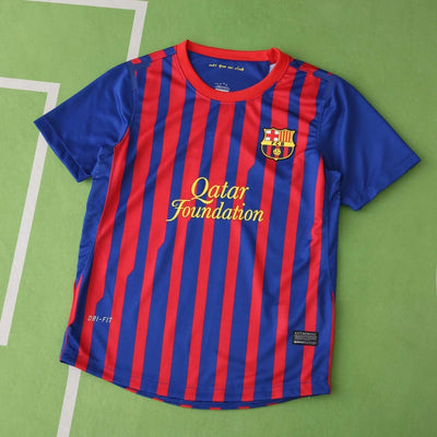 1112 season FC Barcelona / Barça home retro Kids kit